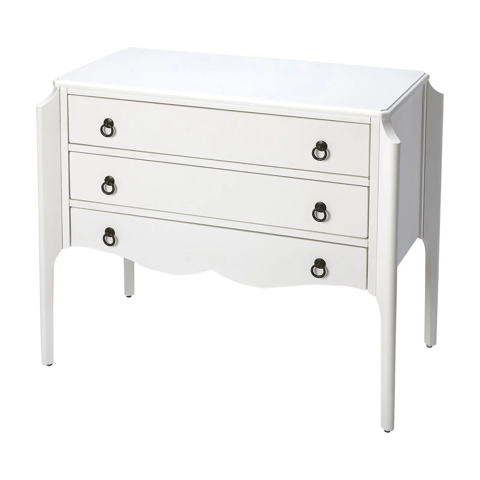 Butler Specialty Wilshire Glossy White Accent Chest | Walmart (US)