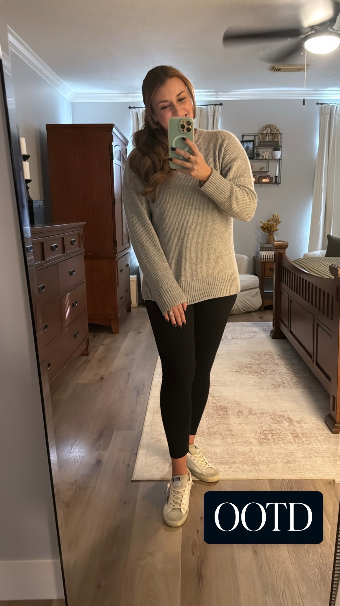 Sharing today’s OOTD! I am OBSESSED with this sweater from Old Navy! It comes in a bunch of different colors, is so soft and under $25! I’m wearing a size medium

#LTKStyleTip #LTKSeasonal #LTKFindsUnder50
