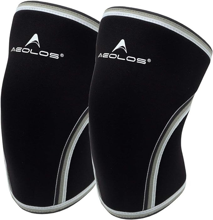 AEOLOS Knee Sleeves (1 Pair)，7mm Compression Knee Braces for Heavy-Lifting,Squats,Gym and Other... | Amazon (US)