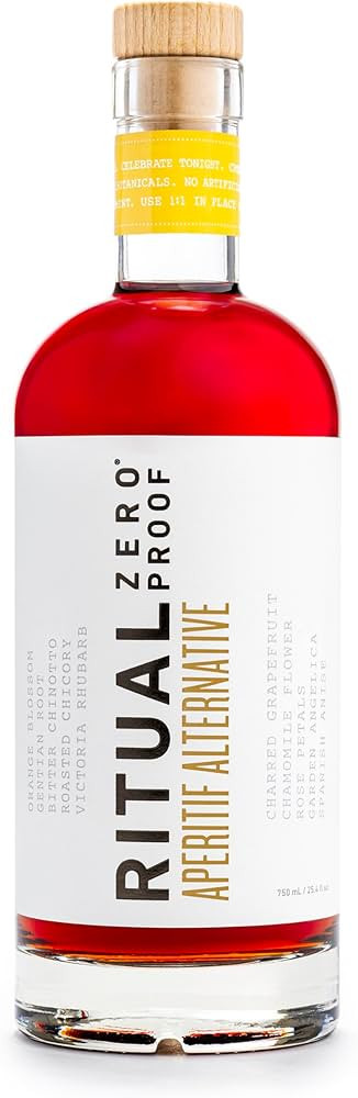 RITUAL ZERO PROOF Aperitif Alternative | Award-Winning Non-Alcoholic Spirit | 25.4 Fl Oz (750ml) ... | Amazon (US)