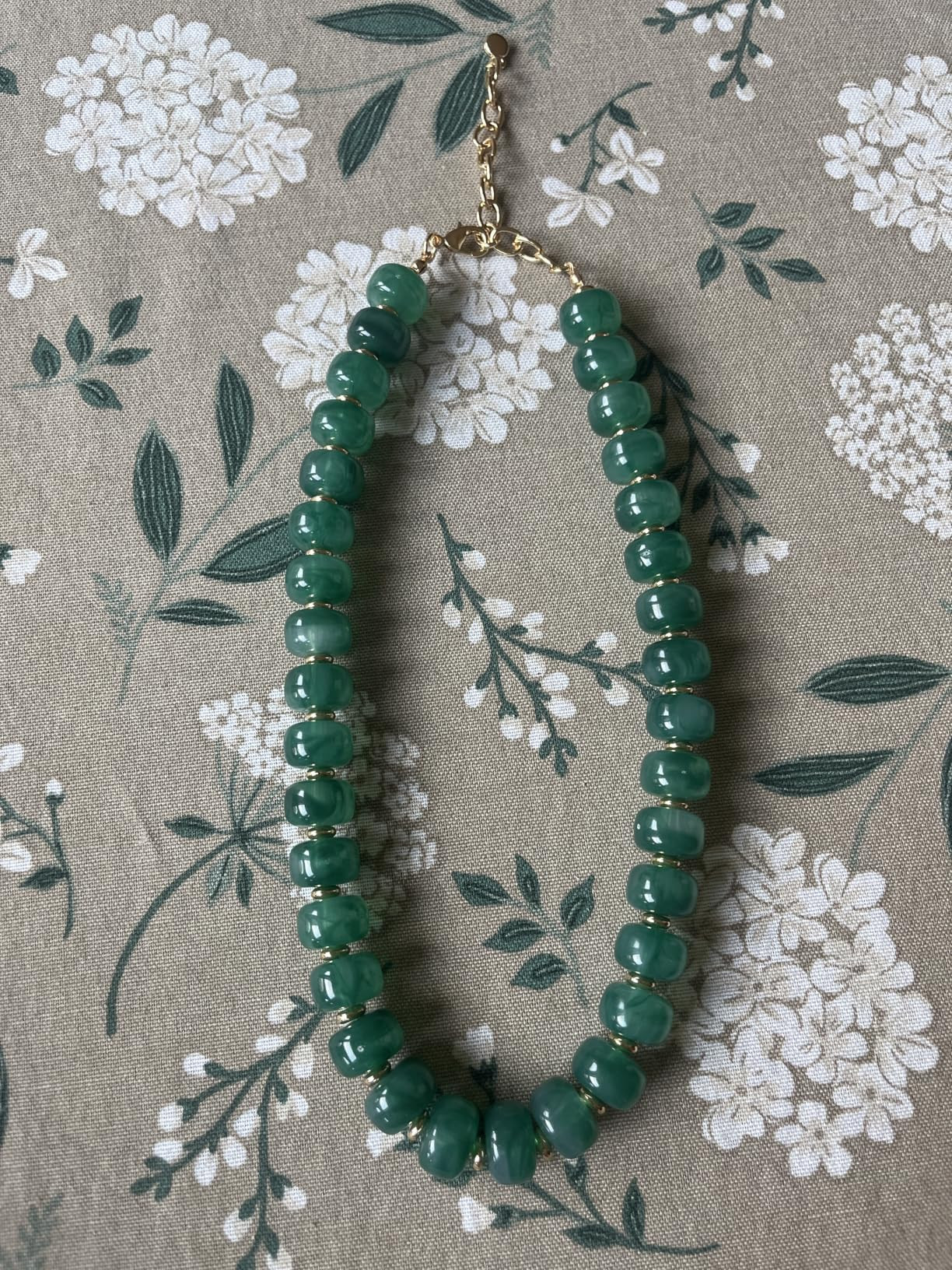 LILIE&WHITE Resin Chunky Beaded Necklace for Women Minimalistic Modern Statement Necklace Jewelry... | Amazon (US)