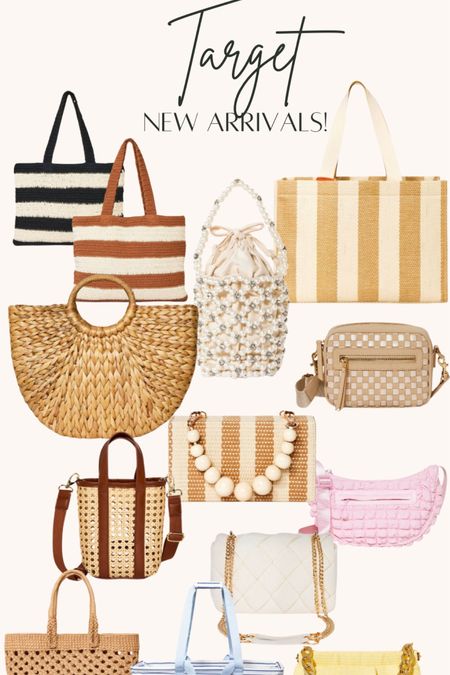 Target New Arrivals! #targetfinds #targetstyle #handbags #beachbag 

#LTKstyletip #LTKsalealert #LTKfindsunder50