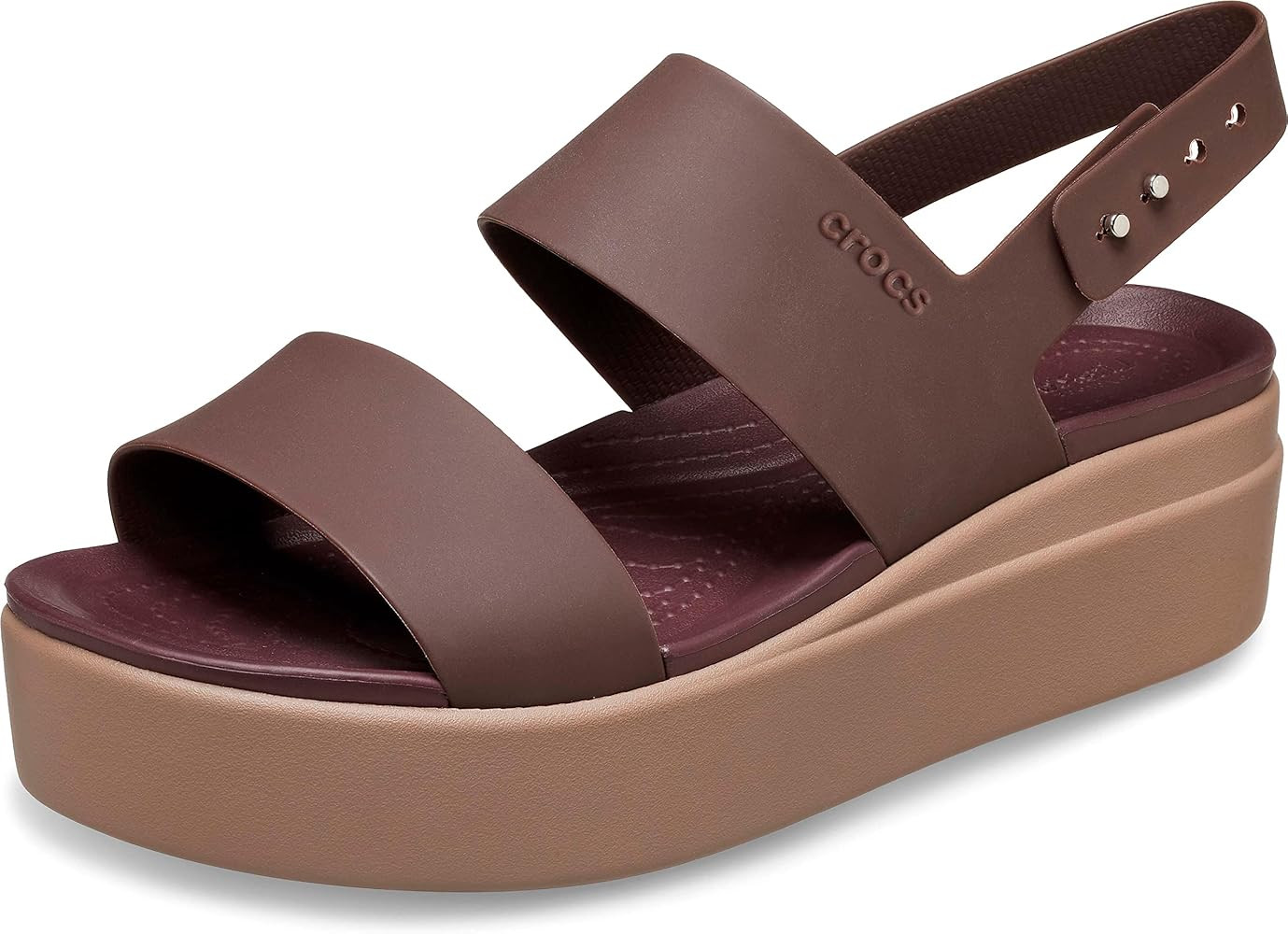 Crocs Women’s Brooklyn Low Wedges, Platform Sandals | Amazon (US)