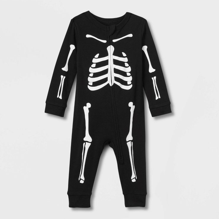 Baby Halloween Skeletons Snug Fit Matching Family Pajama - Hyde & EEK! Boutique™ Black | Target