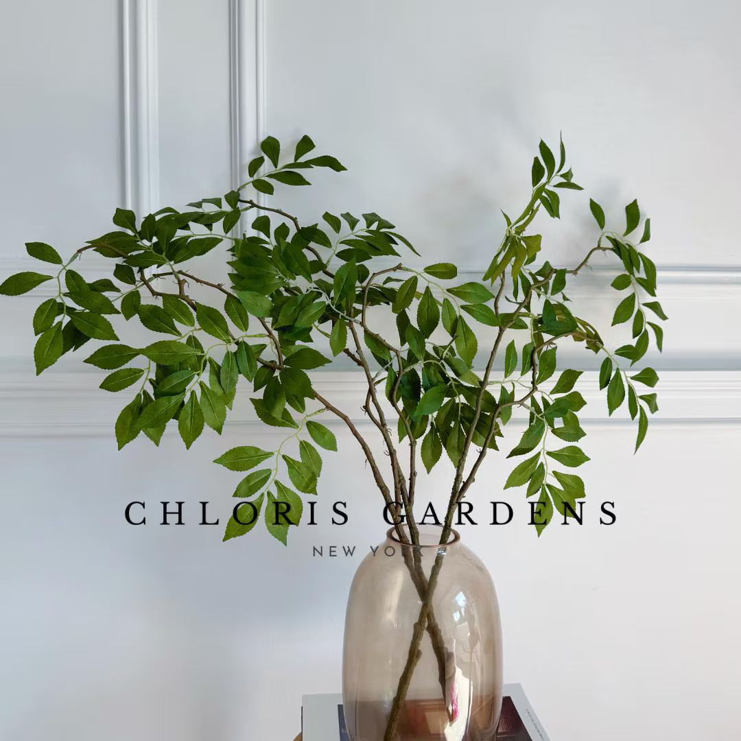 31" Faux Wisteria Branch, Quality Artificial Green Wisteria With Leaves, Faux Greenery, Home Deco... | Etsy (US)