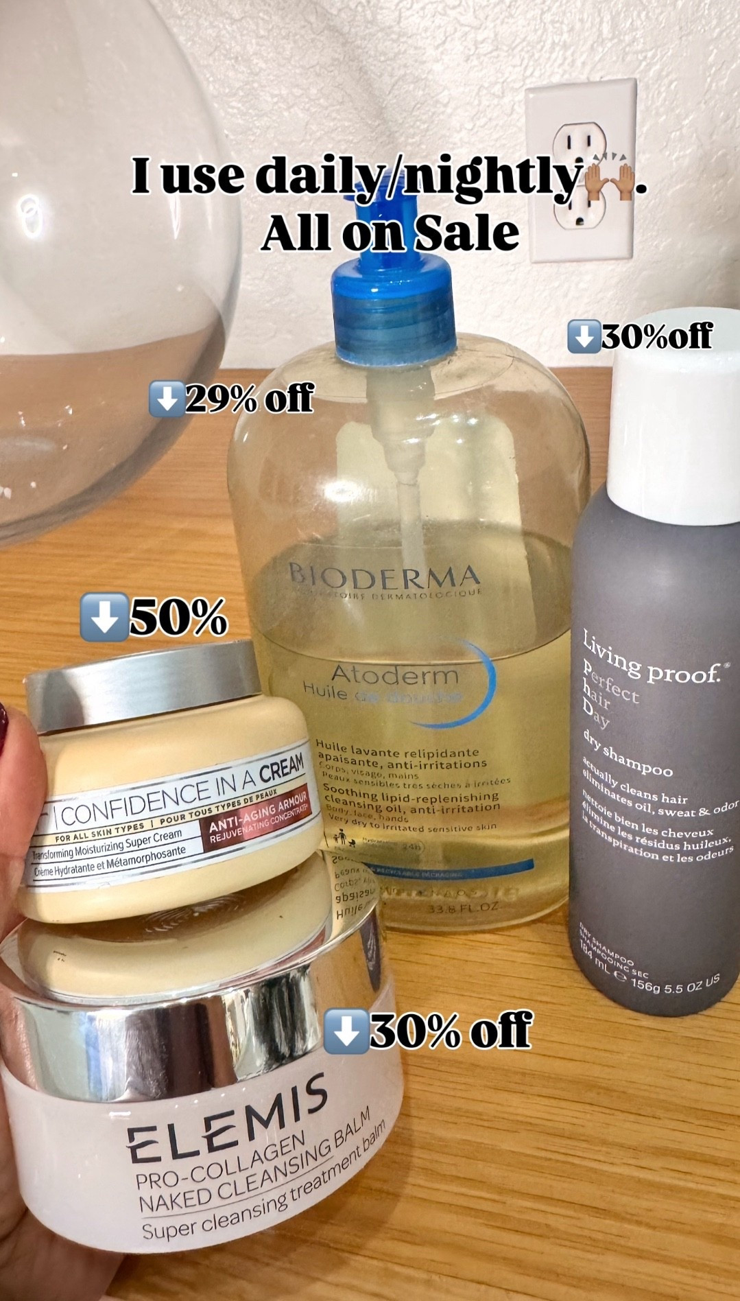 Black Friday Deals on these beauty skin and hair products I use daily/nightly.
Dry shampoo, face and body oil, moisturizer, cleansing balm!! 

@Amazon
#ad
#founditonamazon
#WinterFavorites2025

#LTKGiftGuide #LTKCyberWeek #LTKHoliday