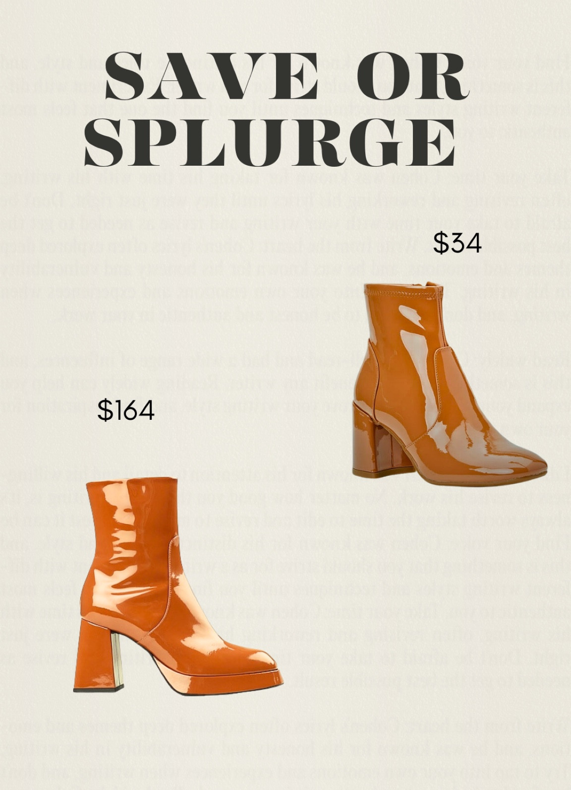 Save or splurge on fall boots 

#LTKSeasonal #LTKFind #LTKsalealert
