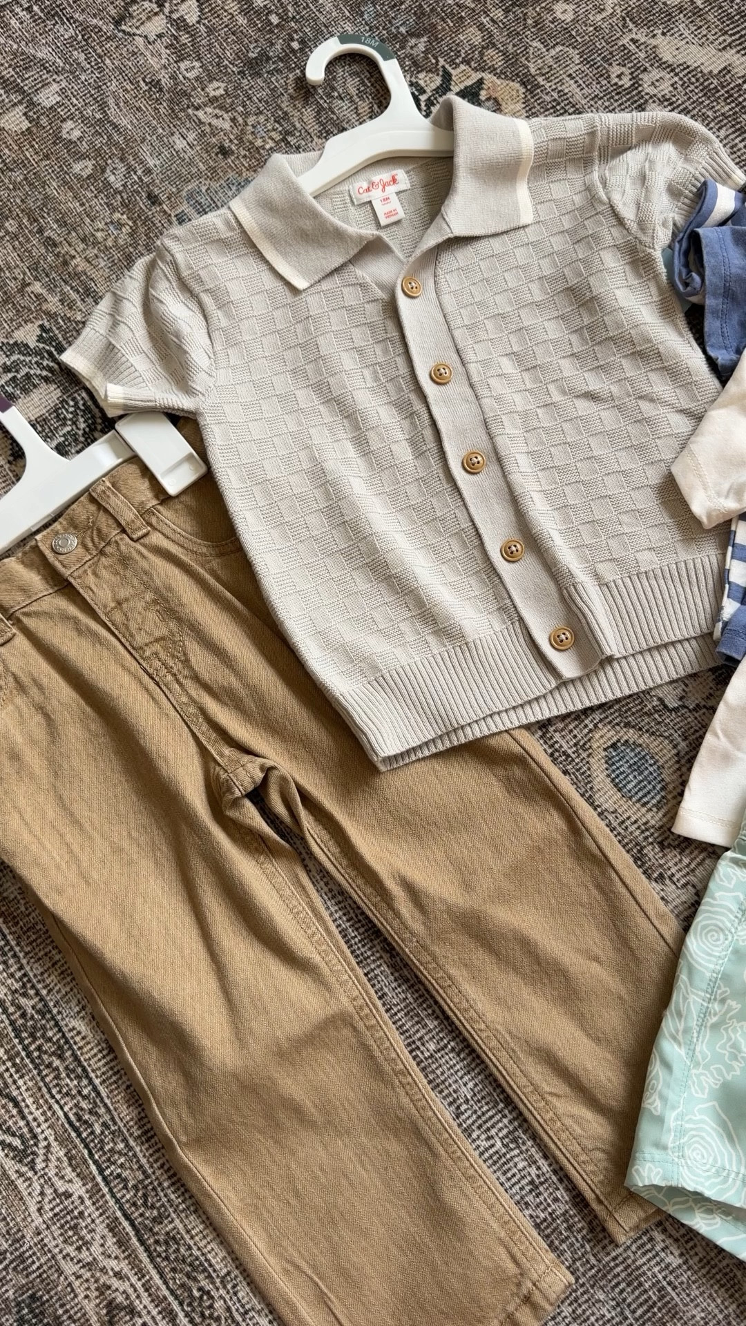 Toddler boy, clothes from target that are so cute for spring break, Easter, or summer! My son is 18 months old and loves wearing these tan denim pants, just bought another pair to gift! 

#LTKspring #LTKKids #LTKTravel