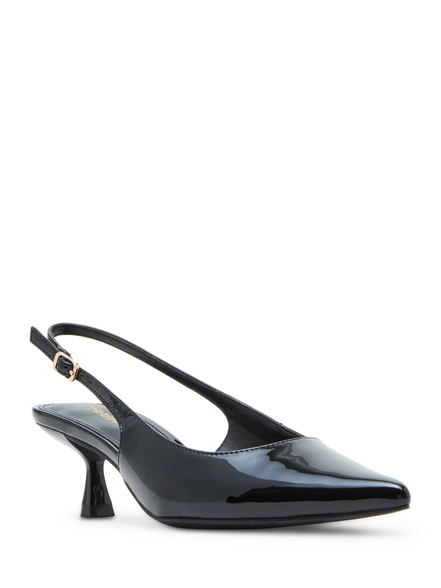 Madden Girl Women's Valeriee Slingback Kitten Heel with Adjustable Strap | Walmart (US)