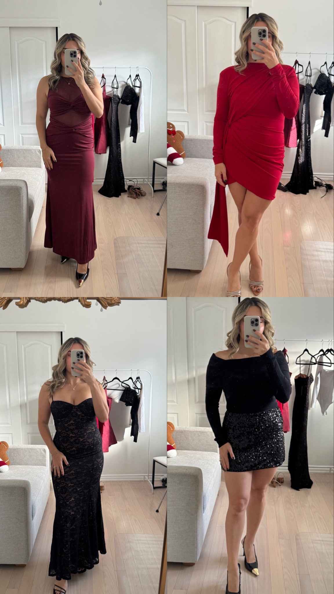 4 looks, all the festive sparkle 🎁 From chic satin dresses to this gorgeous black sequin mini skirt, these are my top holiday party outfit ideas from Dynamite’s new collection 🖤

Perfect for Christmas parties, girls’ nights, or NYE — these pieces bring the glam without breaking the bank 👏

Tap to shop all my Dynamite holiday outfit favorites directly on LTK before they sell out!

#dynamiteholiday #holidaytryon #holidayoutfitideas #holidaystyle2025 #ltkholiday #ltkfashion #ltkfinds #partyoutfitideas #nyedress #holidaypartyoutfit #festivestyle #holidayseason2025 #sequinoutfit #holidayglam

#LTKwinter #LTKholiday #LTKcanada