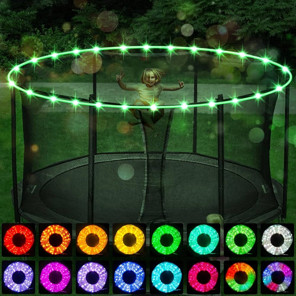Blinngo-Sport Trampoline Lights, Trampoline LED Lights for 16Ft 14Ft 12Ft 10Ft Trampoline, Jump C... | Amazon (US)