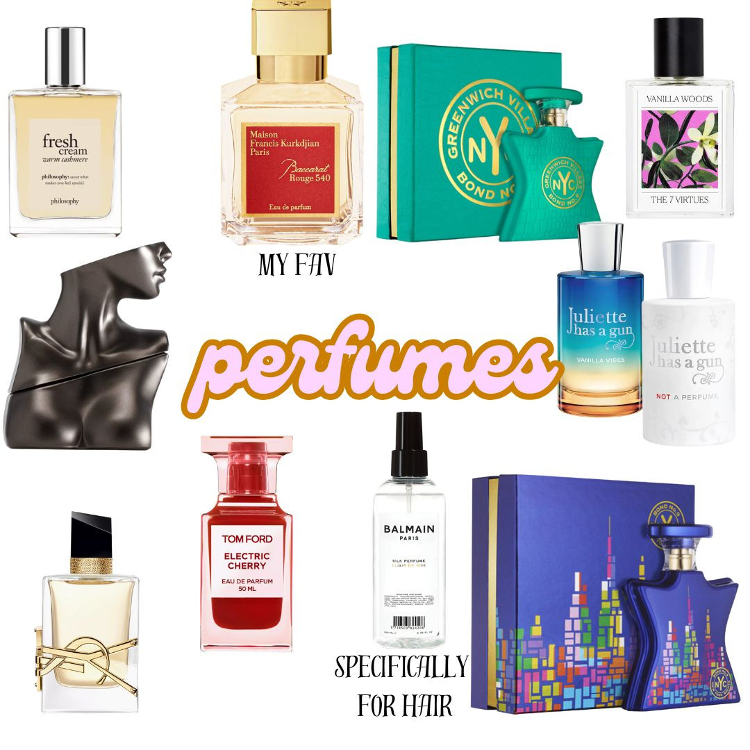  Some of my fav perfumes!

 perfume,  gift guide , ysl libre, baccarat rouge, bond no 9, vanilla scents 

#LTKCyberWeek #LTKSaleAlert #LTKGiftGuide
