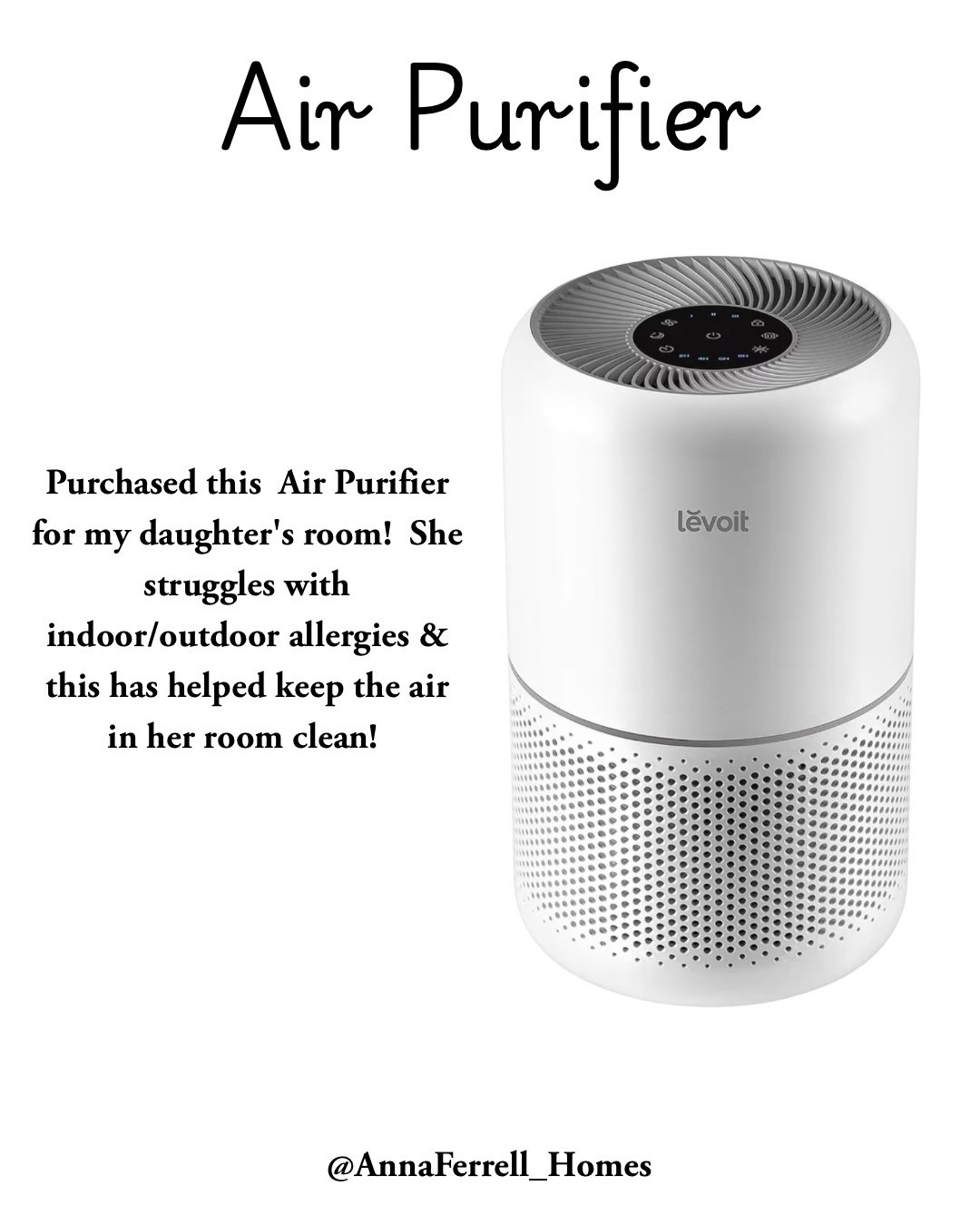 Love this air purifier!

#LTKHome #LTKFindsUnder100 #LTKselfcare