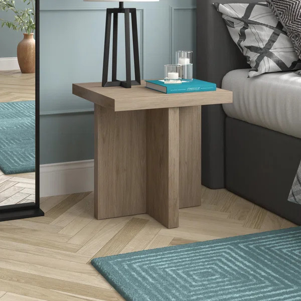 Elna Pedestal End Table | Wayfair North America