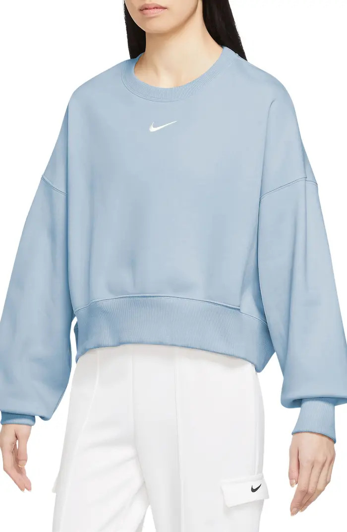 Nike Phoenix Fleece Crewneck Sweatshirt | Nordstrom | Nordstrom