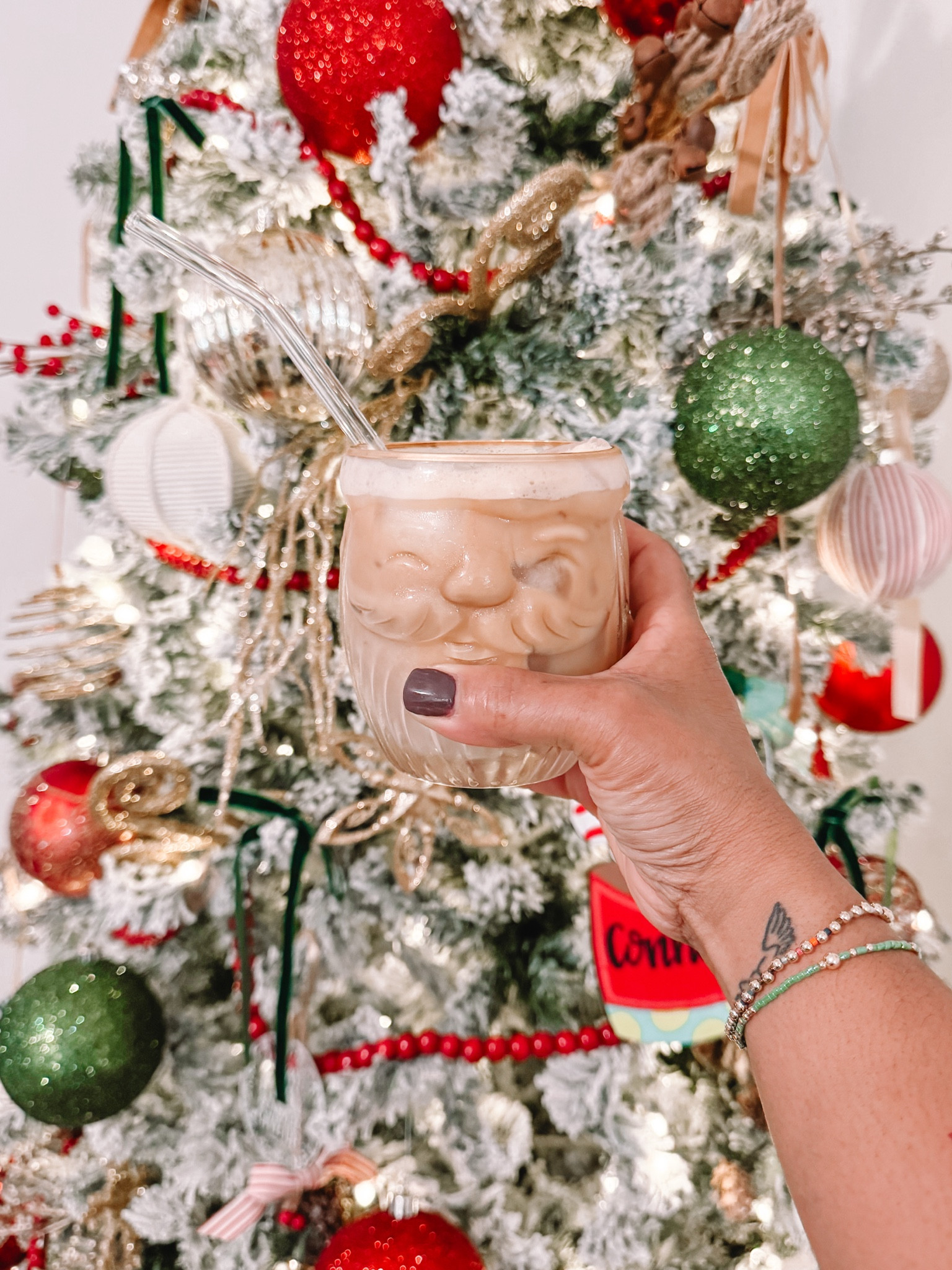 Loving this Santa glass from Anthropologie! 🎅🏾 

#LTKHoliday #LTKHome #LTKSeasonal