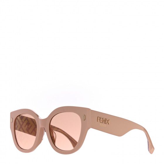 FENDI Acetate FF Cat Eye Sunglasses FF 0452 Pink | Fashionphile