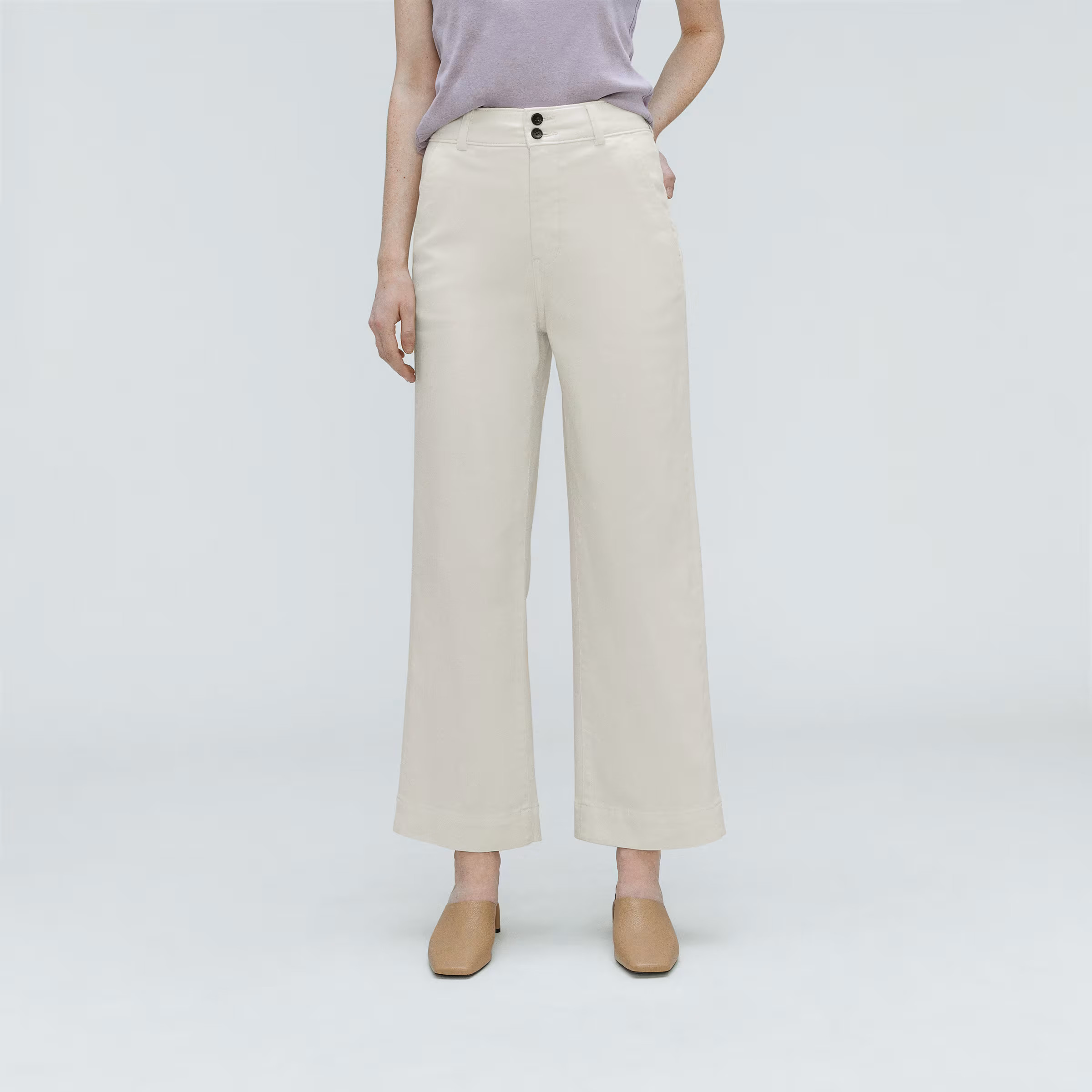 The Organic Wide-Leg Pant | Everlane