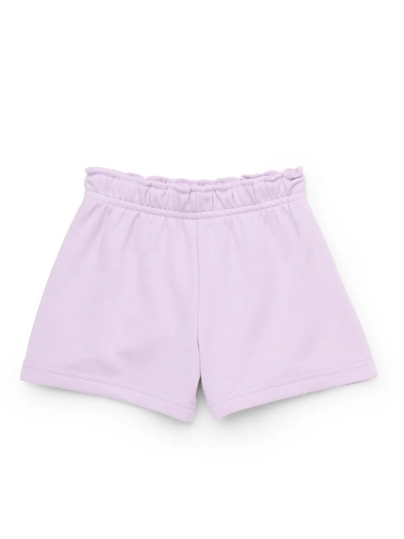 Garanimals Toddler Girl French Terry Solid Shorts, Sizes 18M-5T | Walmart (US)