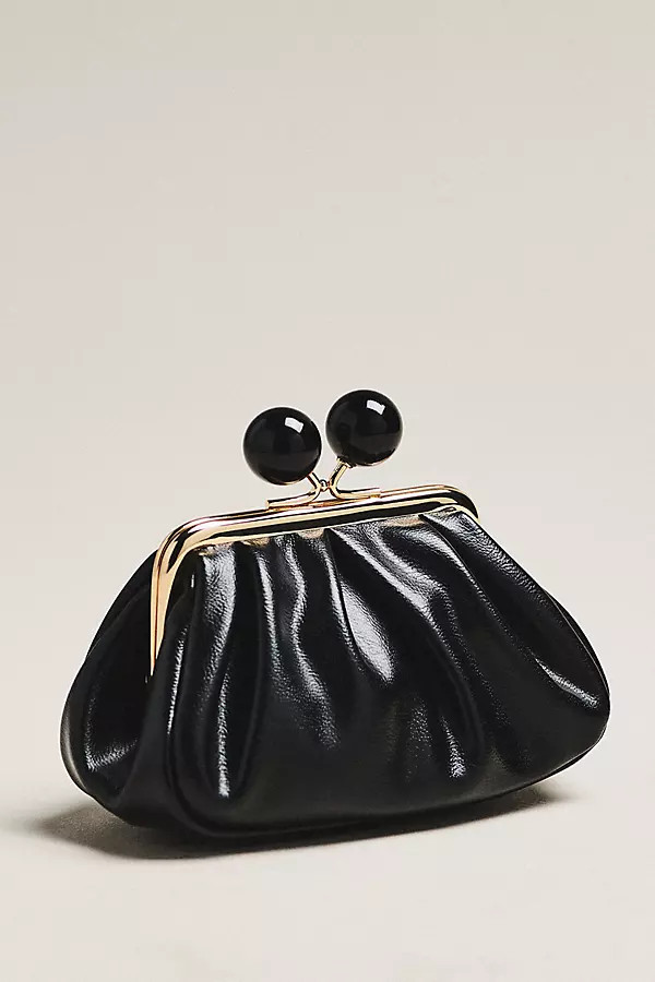 Shiny Textured Kiss-Lock Bauble Coin Purse | Anthropologie (US)