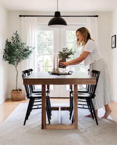 PSA: some of my favorite pieces in our home are 20% off right now in the @serenaandlily Memorial Day sale with code: SPLASH including our classic, black dining chairs. We’ve had them for a few years now and they are great! Especially with kids - easy to clean. 

#LTKsalealert #LTKhome #LTKFind