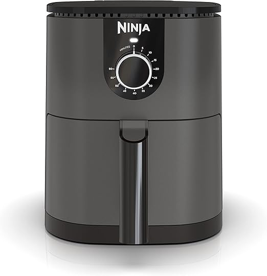 Ninja AF080 Mini Air Fryer, 2 Quarts Capacity, Compact, Nonstick, with Quick Set Timer, Grey | Amazon (US)