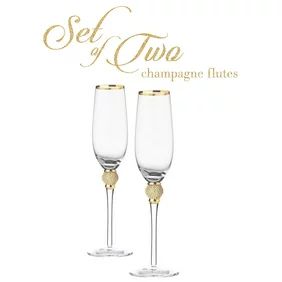 Personalized Mr. and Mrs. Champagne Flutes, Set of 2 | Walmart (US)