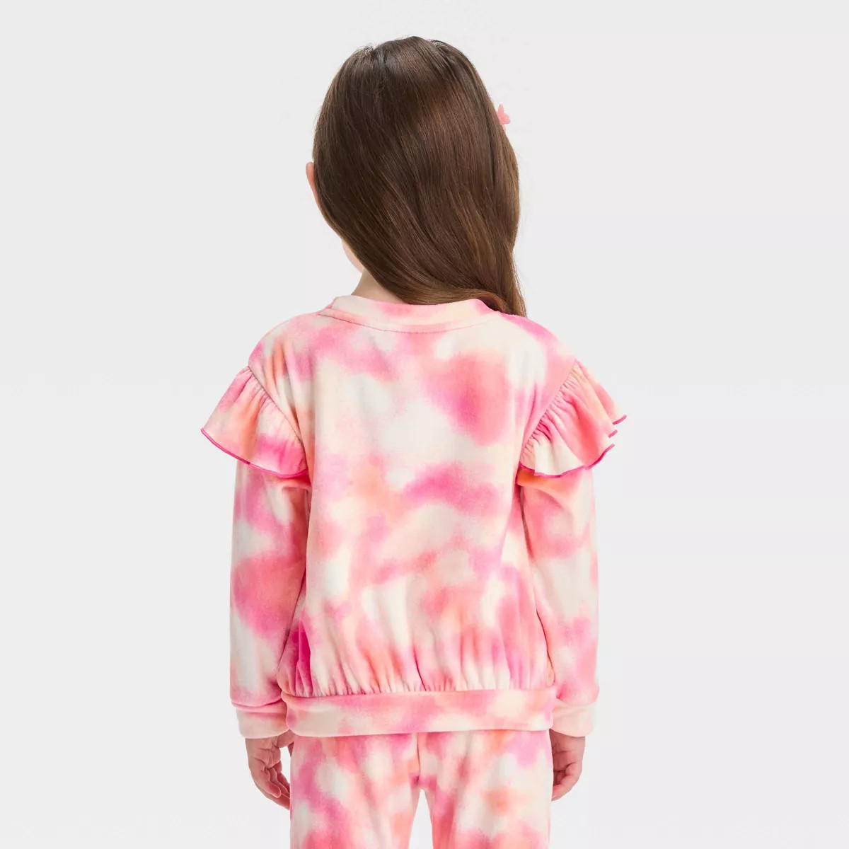Toddler Girls' Tie-Dye Micro Fleece Sweatshirt - Cat & Jack™ | Target