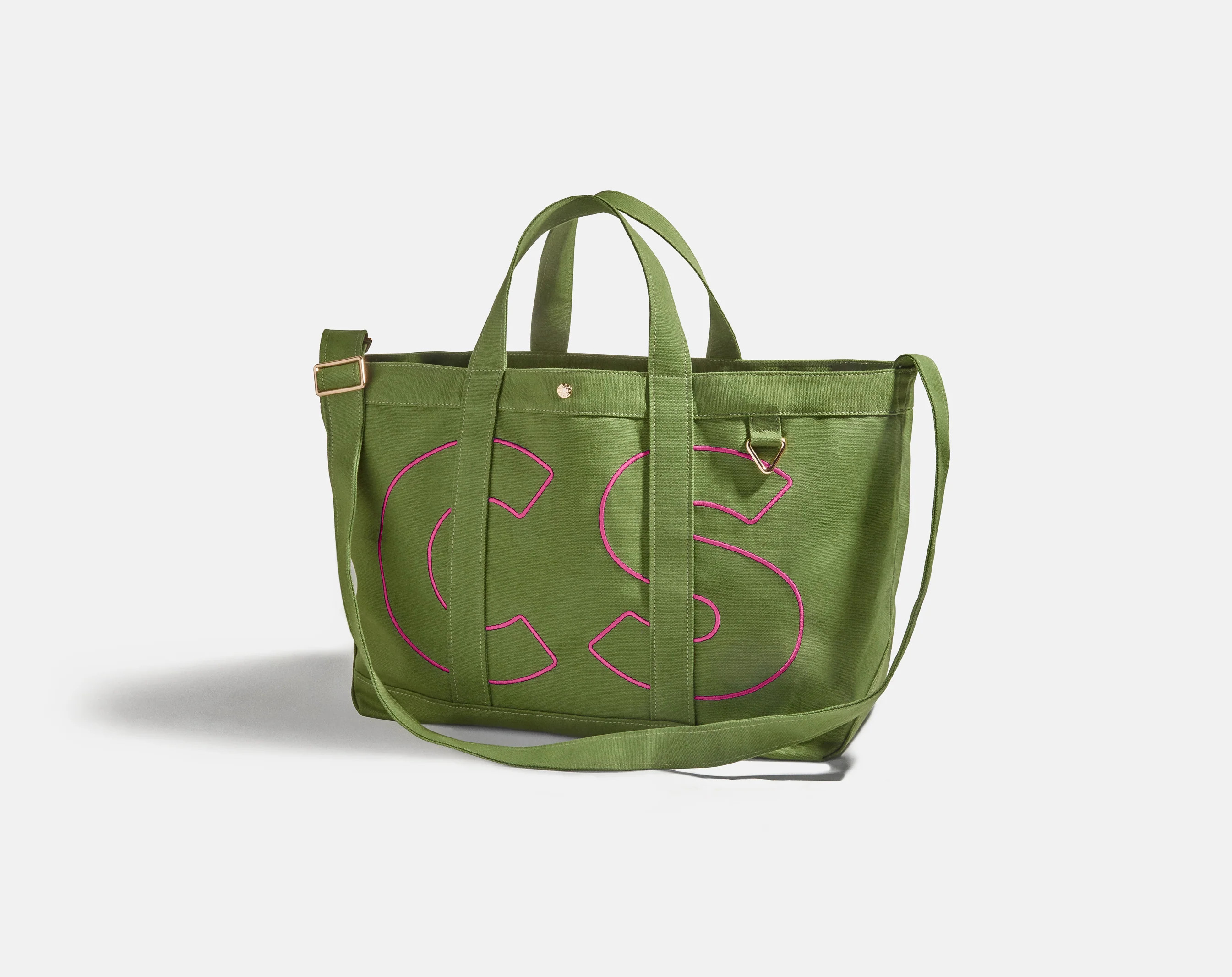 Custom Alpha Tote - Olive Green | BaubleBar