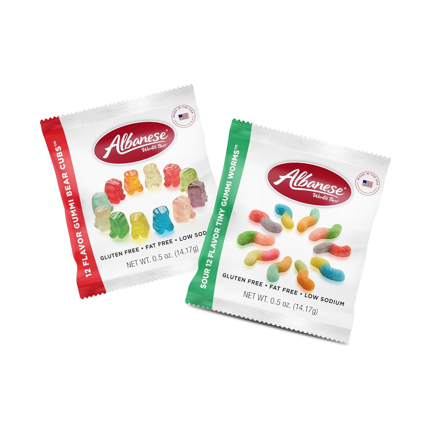 Albanese World's Best, Sweet & Sour Monster Combo, 45-0.5oz Trick or Treat Bags of Halloween Cand... | Amazon (US)