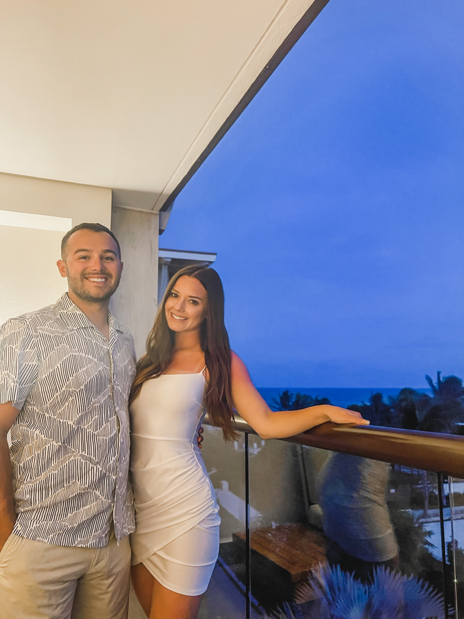 Honeymoon date night. Dress is from Windsor. Size: small 