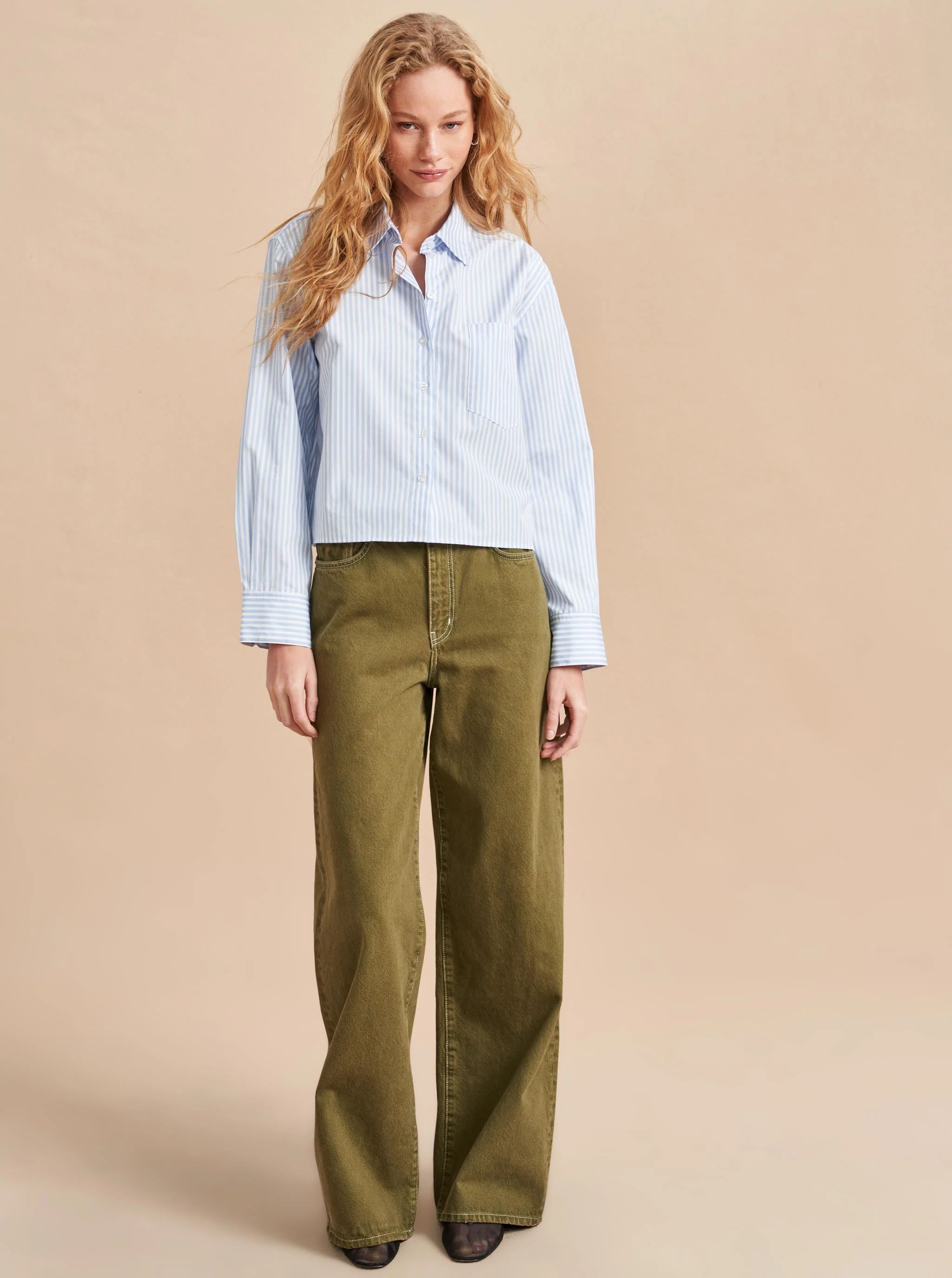 Cropped Gemma Shirt | La Ligne