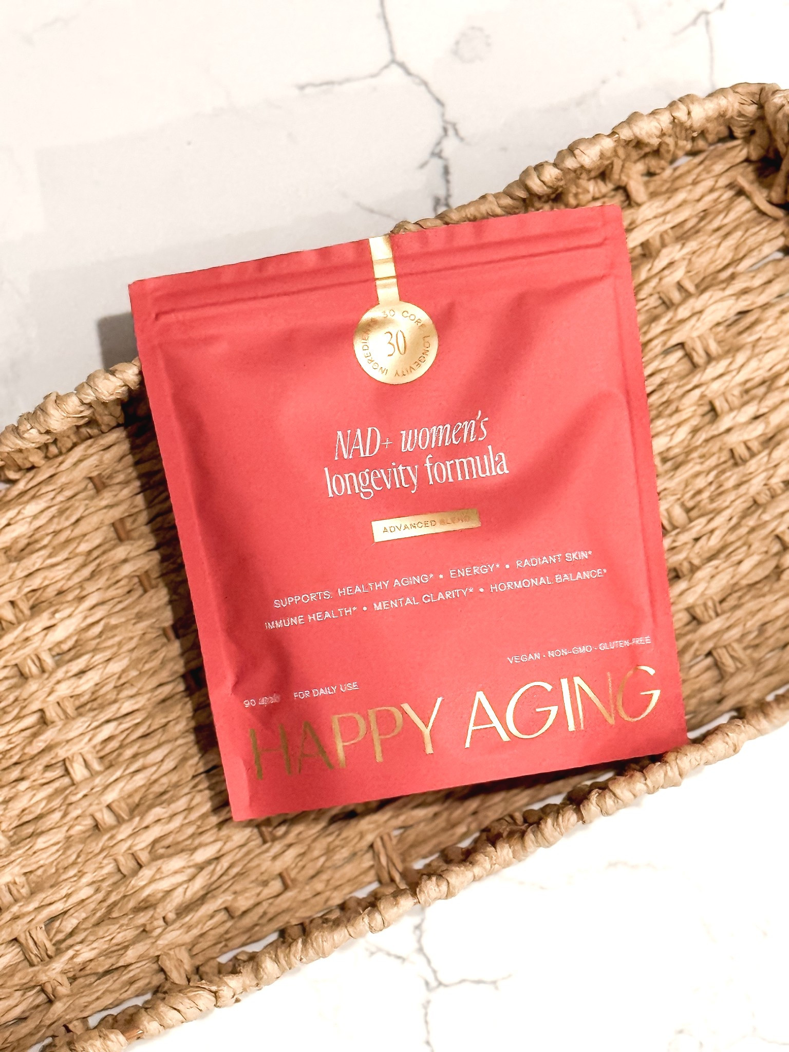 I’ve been adding this NAD+ Women’s Longevity Formula to my daily routine and I’m obsessed. It’s an advanced blend designed to support healthy aging, natural energy, radiant skin, immune health, mental clarity, and hormonal balance — basically all the things we care about.

Vegan, non-GMO, gluten-free, and made for daily use… because glowing from the inside out is the ultimate beauty secret.

NAD+ supplement • women’s longevity supplement • healthy aging supplements for women • hormone balance support • energy boosting vitamins • immune support capsules • supplements for radiant skin • mental clarity supplements • daily wellness routine • biohacking for women • vegan non GMO supplements • anti aging support for women

#HealthyAgingJourney #WomensWellness #LongevityLifestyle #NADSupplement #WellnessRoutine #GlowFromWithin #HormoneHealth #EnergyBoost #Over30Wellness #Over40Wellness #BiohackingForWomen #DailyRituals #SupplementStack #HolisticLiving #LTKWellness
@Happy Aging 

#LTKmorningroutine #LTKBeauty #LTKOver40