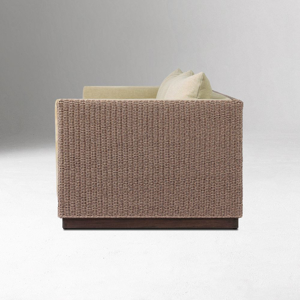 Elsinore Woven Frame Outdoor Sofa (96") | West Elm (US)