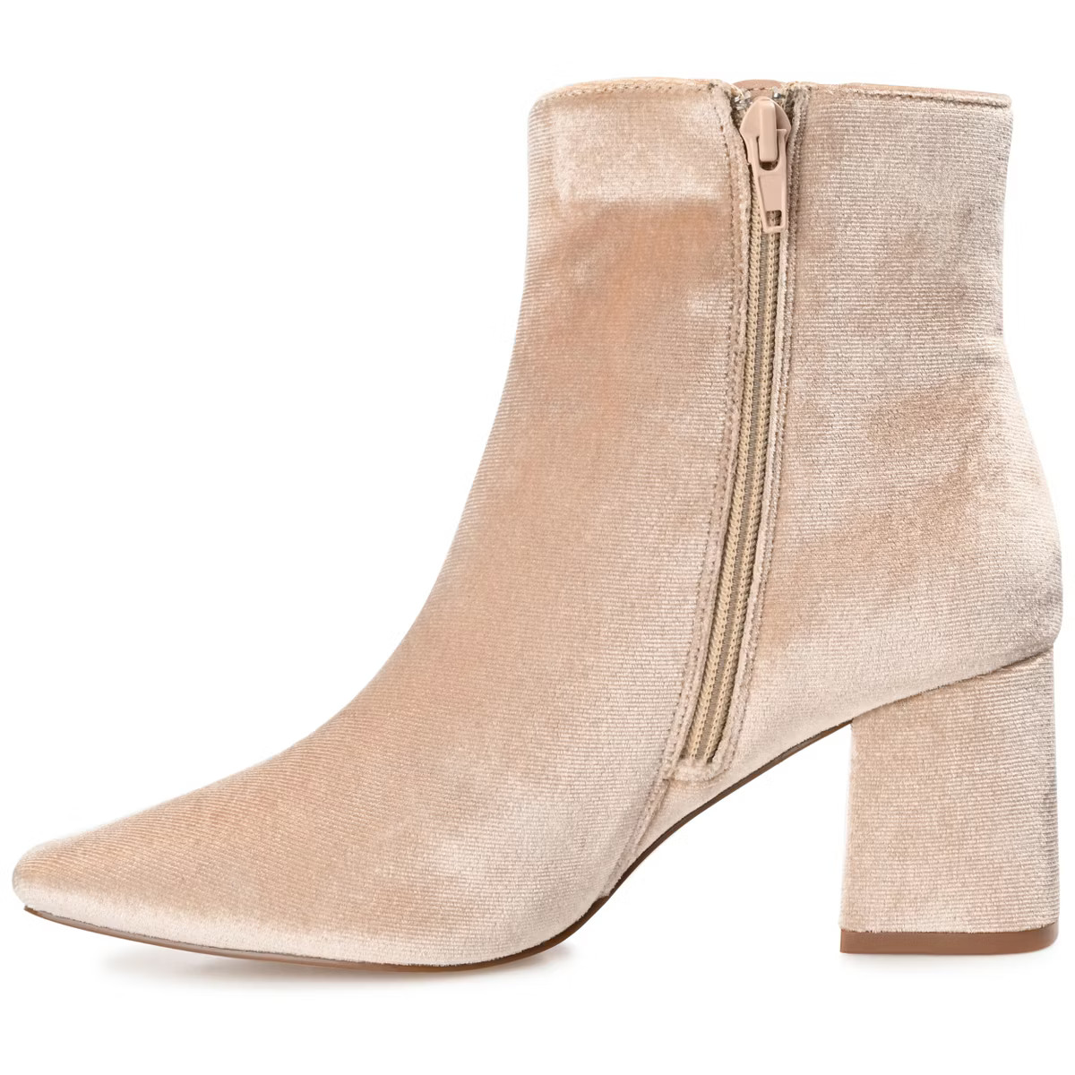 Journee Collection Womens Hazara Square Toe Block Heel Ankle Booties | Target
