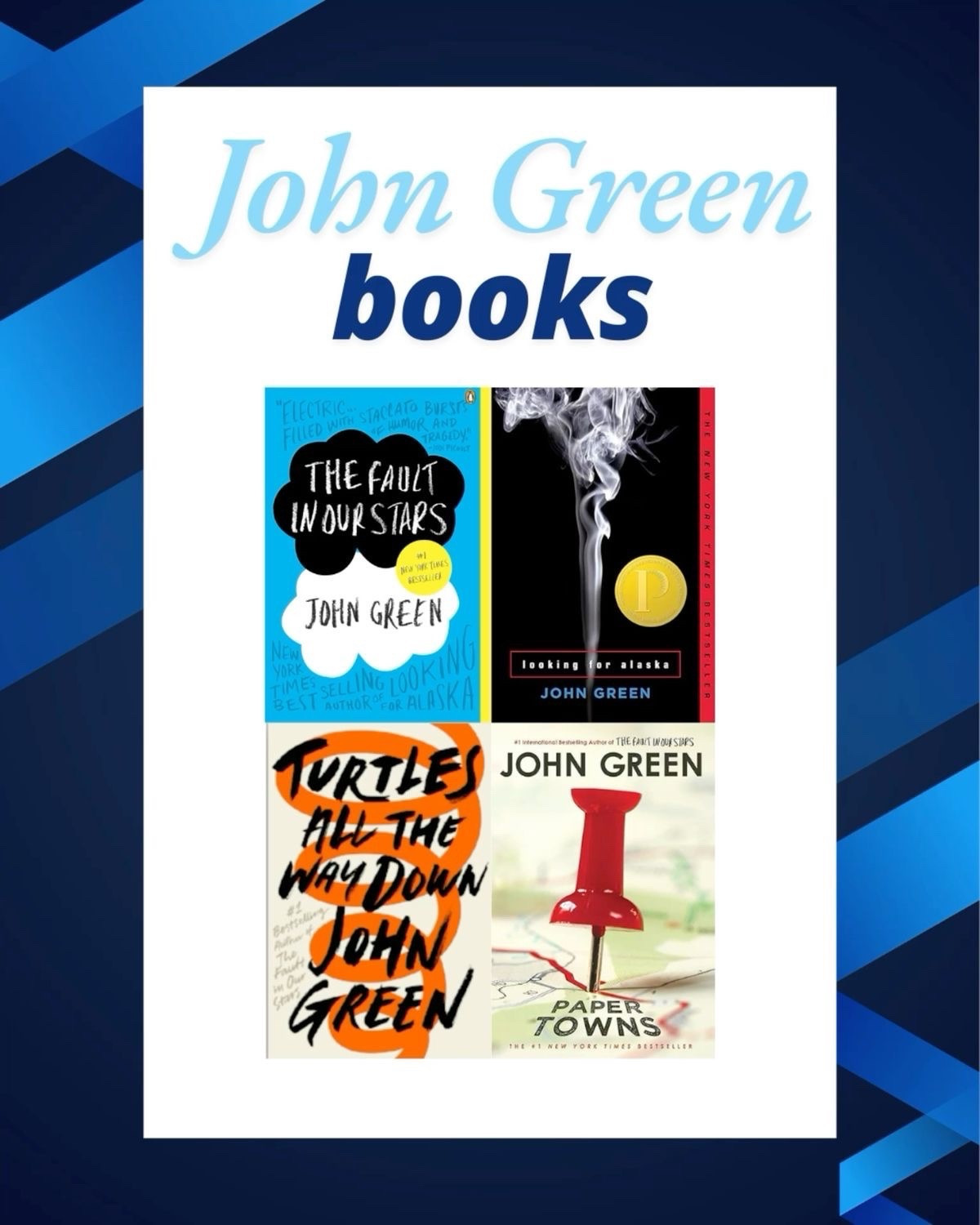 John Green books 📚

#LTKHome #LTKstorytime #LTKdayinmylife