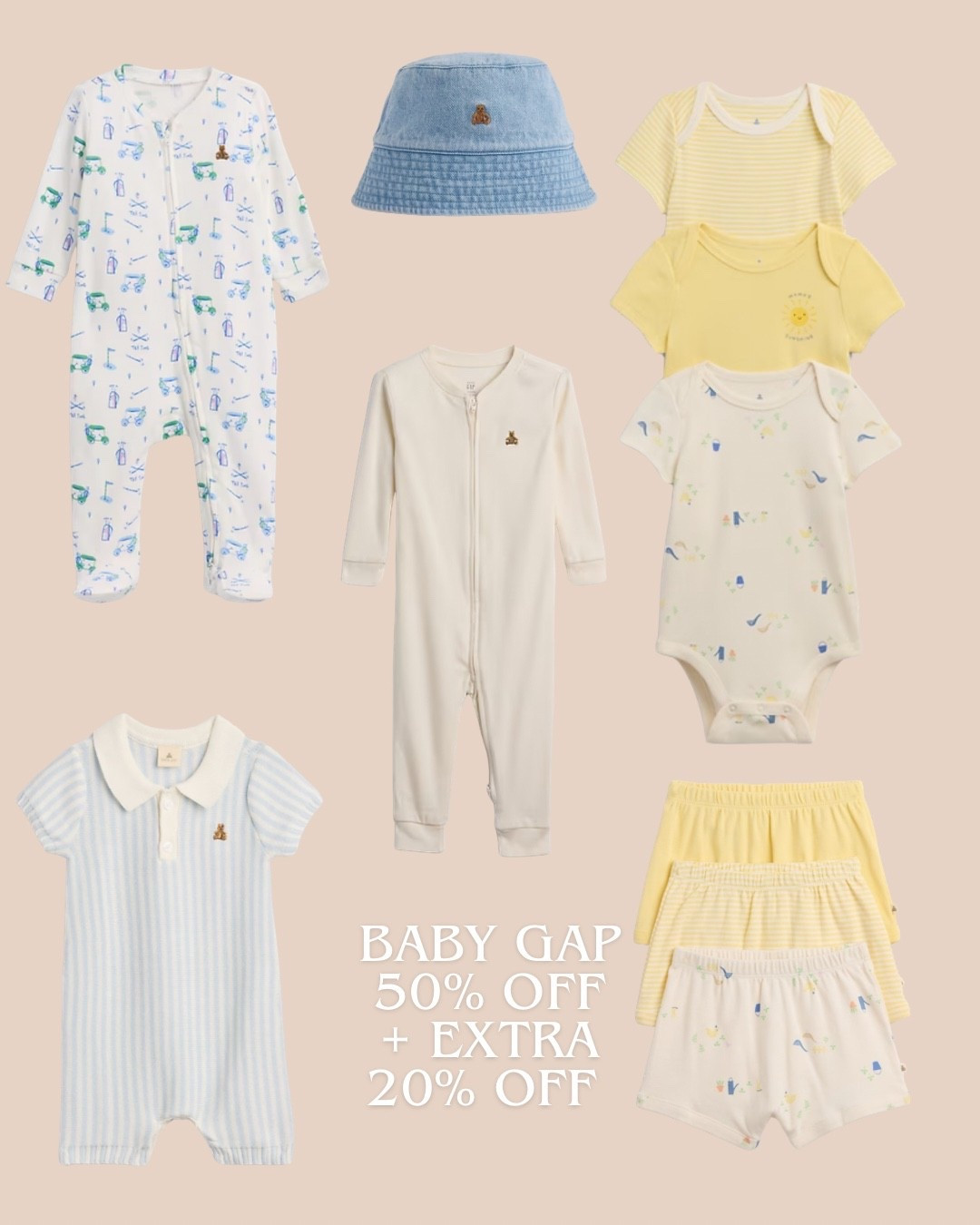 Neutral baby gap order!! 50% off + extra 20%! 

#LTKmomlife #LTKBaby #LTKSpringSale