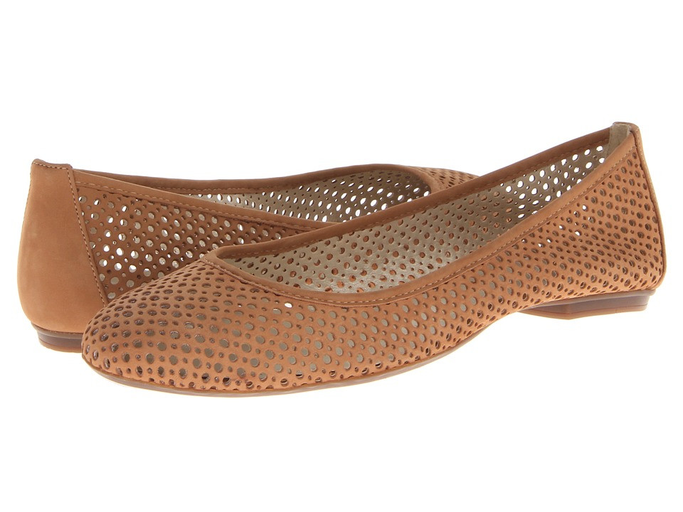 French Sole League (Tan Nubuck) Women's Flat Shoes | Zappos