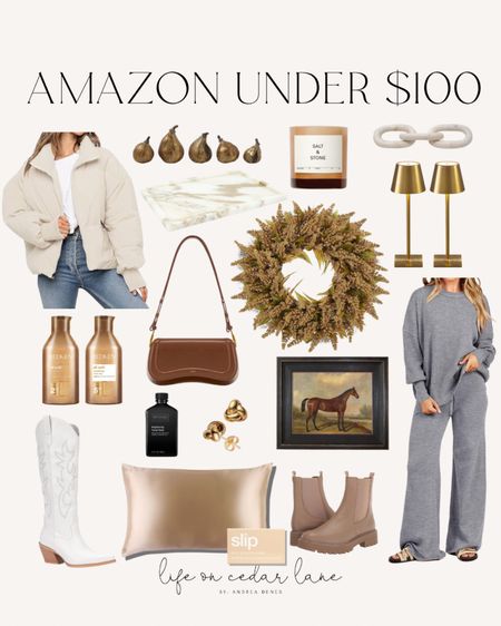 Amazon Under $100- check out what we’re loving on Amazon this week! Some cute fashion finds & pretty home decor! 

#amazonhome #amazonbeauty #amazonfashion 


#LTKfindsunder50 #LTKSeasonal #LTKhome