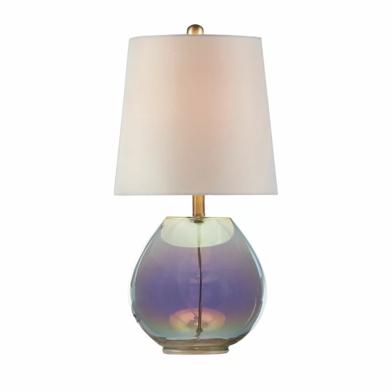 Cordell Iridescent Glass Table Lamp | Wayfair North America
