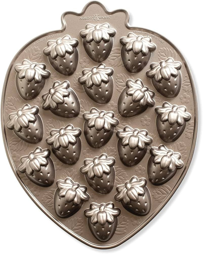 Nordic Ware Strawberry Patch Bites Pan | Amazon (US)