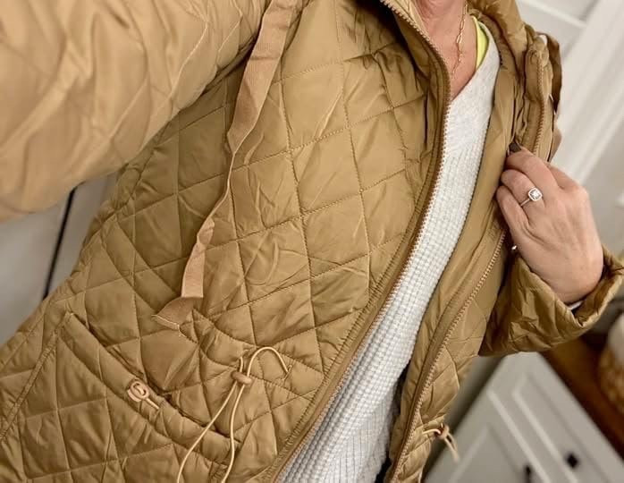 I didn't need another one, but I feel like this one needed me! GAHHHH! It is just so cute! That hood 🤩 LIghtweight 🤯 the Quilted Pattern 🤯 The Length ❤️ -- ADD TO 🛒 36% off for this one!

#LTKOver40 #LTKSpringSale #LTKdayinmylife