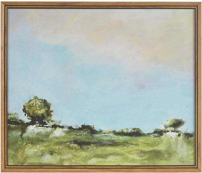 MARTHA STEWART Across The Plains 2 Wall Art Living Room Decor - Landscape Print Gel Coated Canvas... | Amazon (US)