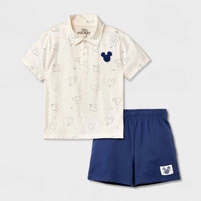 Toddler Boys' Disney Mickey Mouse Golf Top and Bottom Set | Target