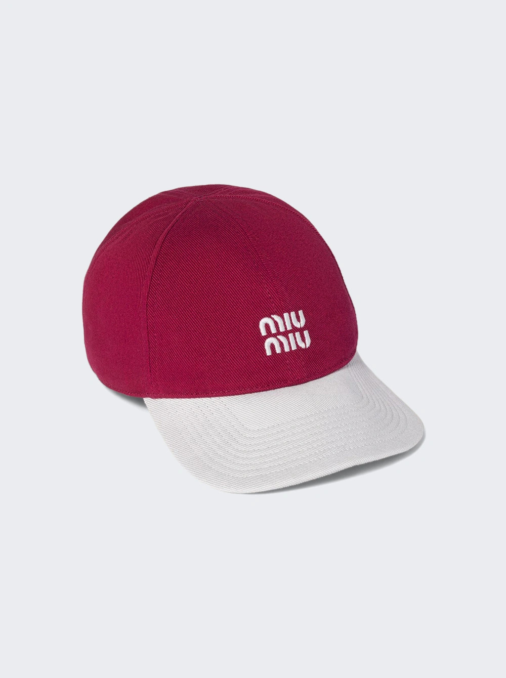Drill Baseball Cap Cerise And Cloud | The Webster