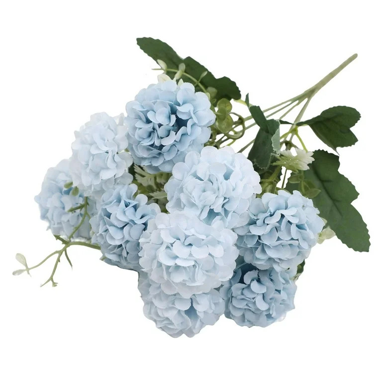 DJJGXAN 13.78" Artificial Hydrangea Flowers Fake Flowers Faux Flowers Silk Artificial Flowers Art... | Walmart (US)
