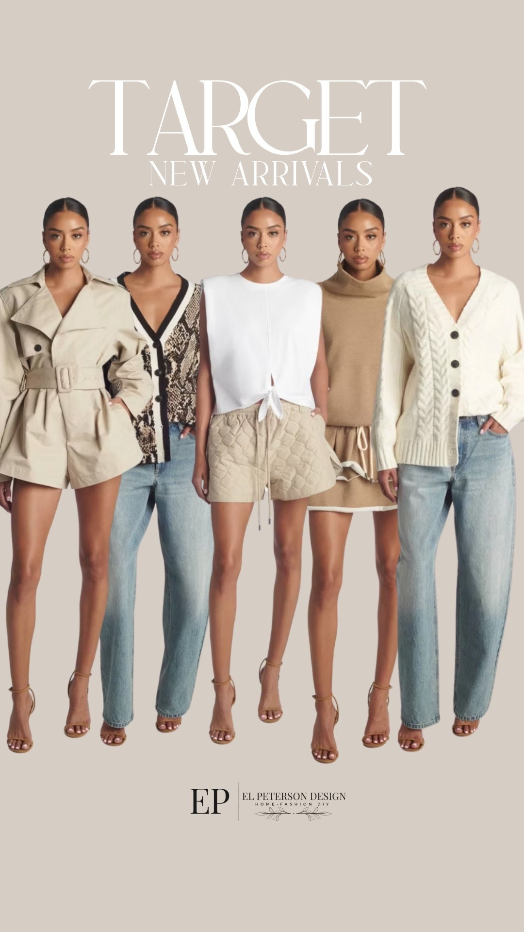 Target 
New arrivals
Cardigan
Shorts
Skirt
Romper