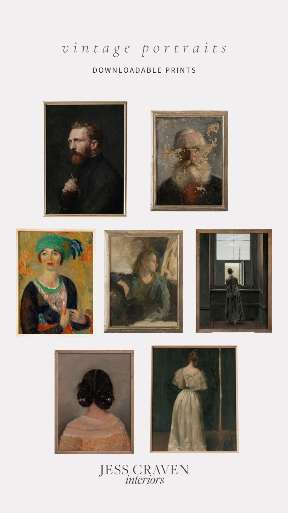 Vintage portraits, vintage paintings, printable art, downloadable prints, downloadable artwork

#LTKstyletip #LTKhome #LTKunder50