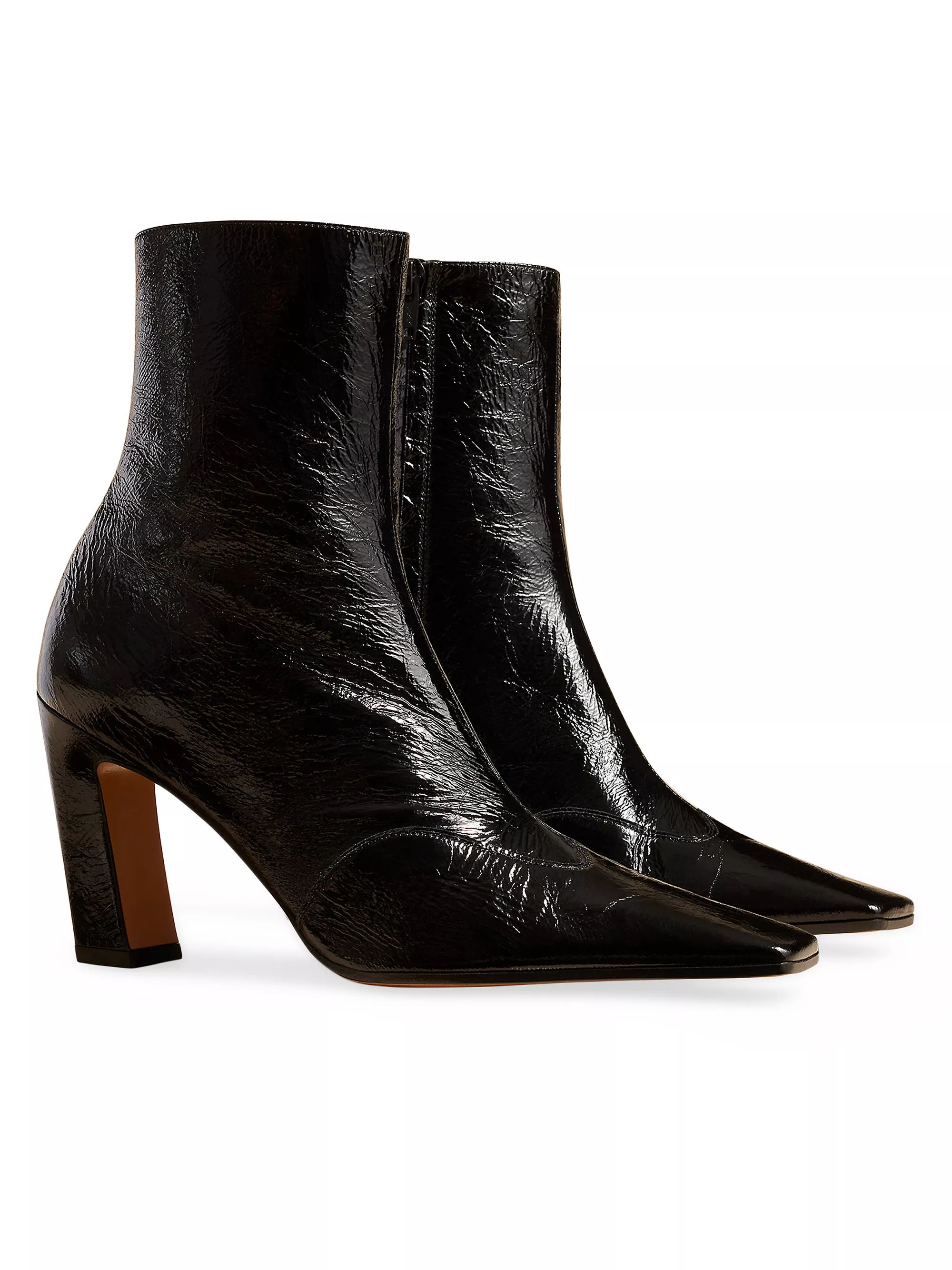 Nevada 85MM Stretch Leather Ankle Boots | Saks Fifth Avenue