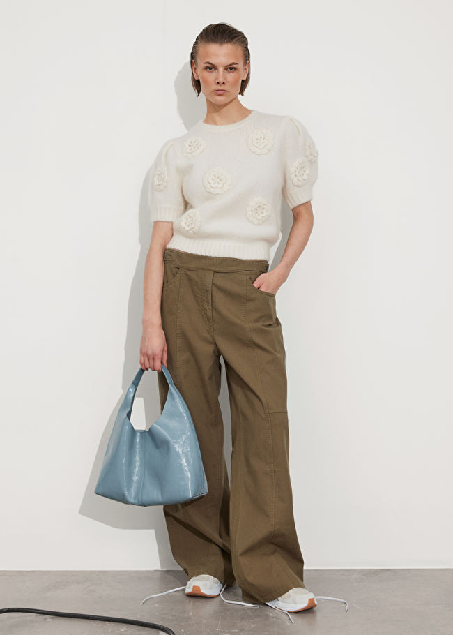 Classic Leather Tote - Blue - & Other Stories GB | & Other Stories (EU + UK)